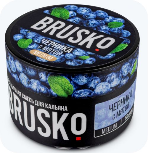 Brusko Medium 50 (Черника с мятой)