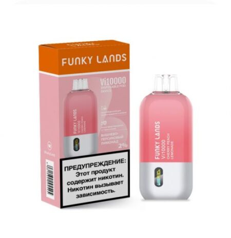 Funky Lands 10000 (Лимонад с вишней и персиком)