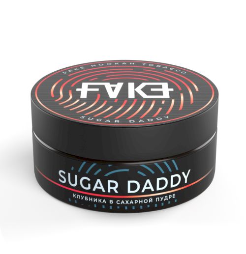 FAKE 100 гр Sugar Daddy (Клубника в сахарной пудре)