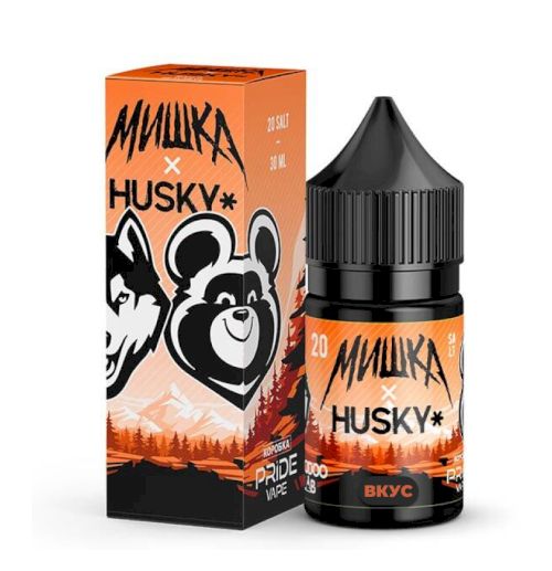 Жидкость Мишка&Husky 30мл 20мг крепкий (Голубика малина)