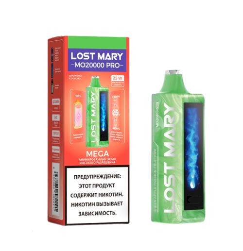 Lost Mary 20000 затяжек (Белый персик Байя всплеск)