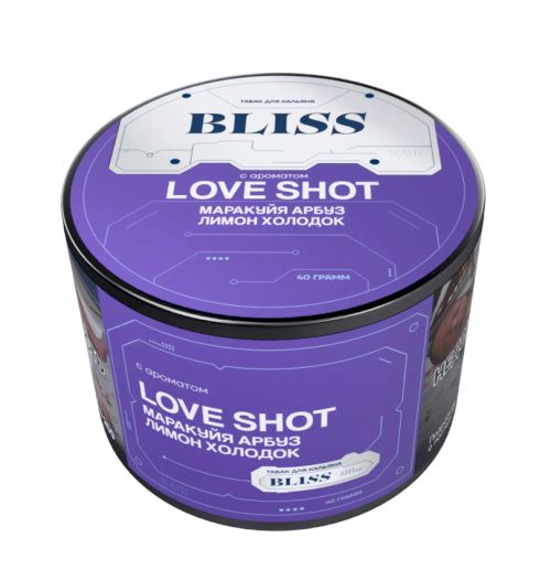 BLISS 40гр Маракуйя, арбуз, лимон, холодок (Love Shot)