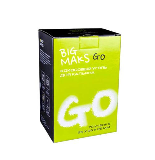 Уголь Big Maks Go 25 мм 72шт